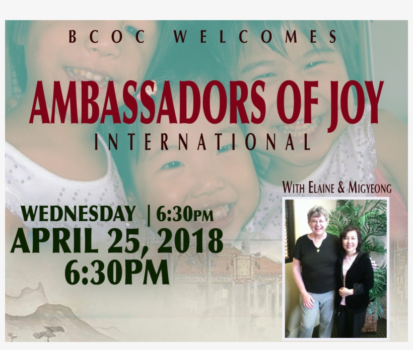 Ambassadors Of Joy - Poster, transparent png download