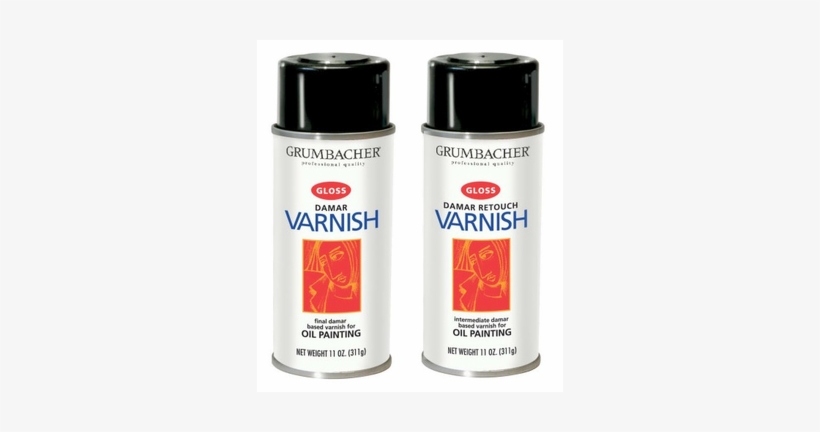 Grumbacher Damar Matte Varnish Spray For Oil, transparent png download