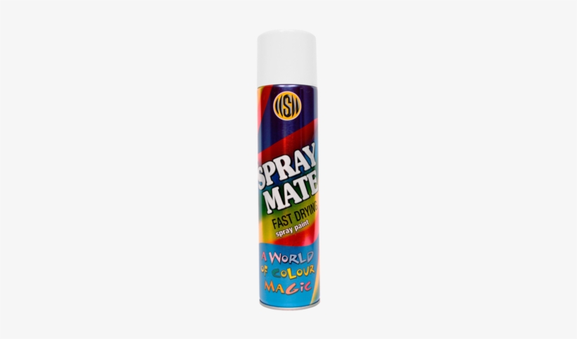 Spray Mate Aerosol Spray Paint - Spraymate Regular - Gloss White (250ml), transparent png download