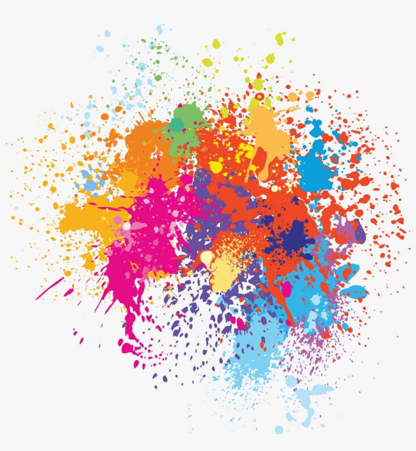 Color Spray Png - Color Painting Png, transparent png download