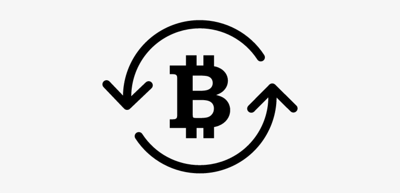 Bitcoin Symbol Inside Circulating Arrows Vector - Blockchain: Everything You Need To Know, transparent png download