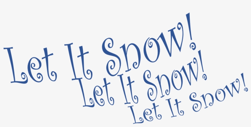 Let It Snow Png Clipart Transparent Download - Eco Sgolion, transparent png download