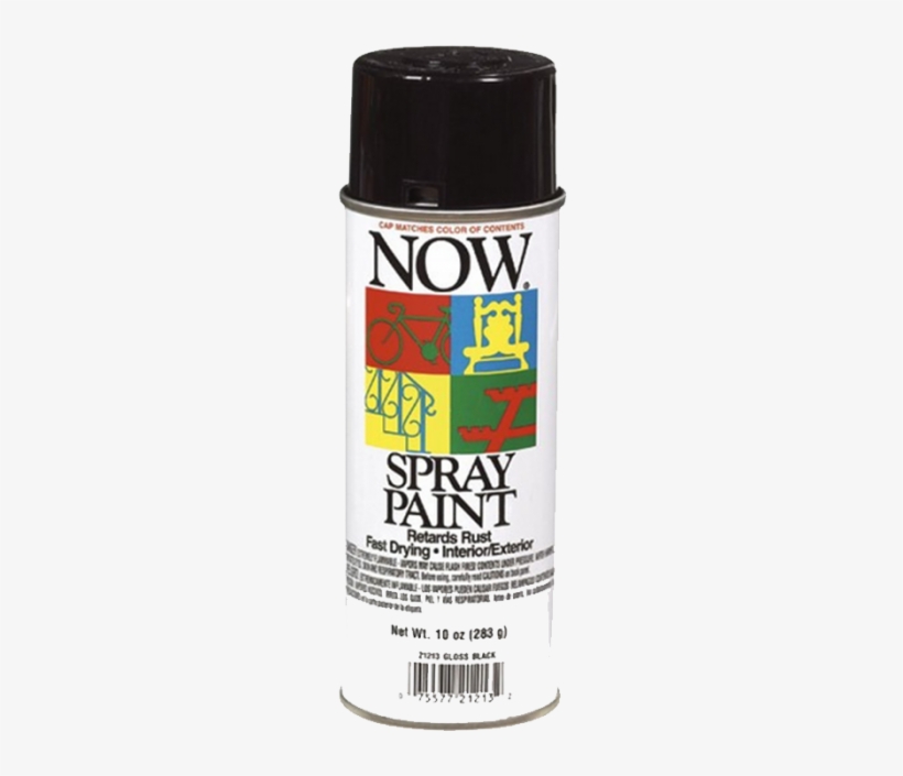 Krylon Spray Paint - Krylon Now Aerosol Paint 9 Ounces Flat Black Now 21211, transparent png download
