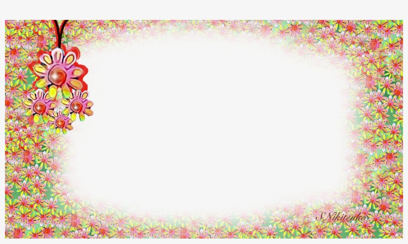 Three Pretty Png Floral Frames - Portable Network Graphics, transparent png download