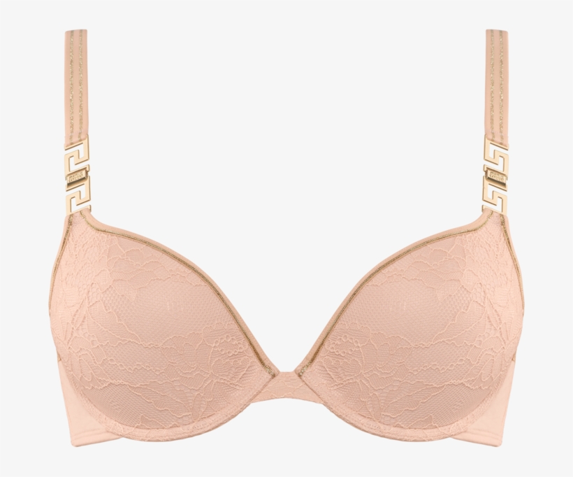 Meander Bisque Pushup Bra - Bra, transparent png download