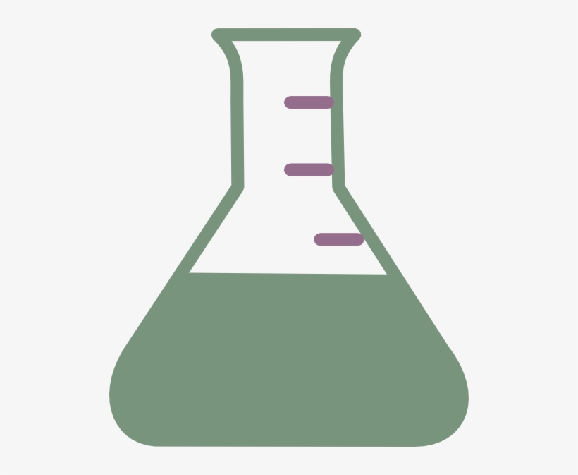 How To Set Use Beaker With Purple Lines Clipart, transparent png download