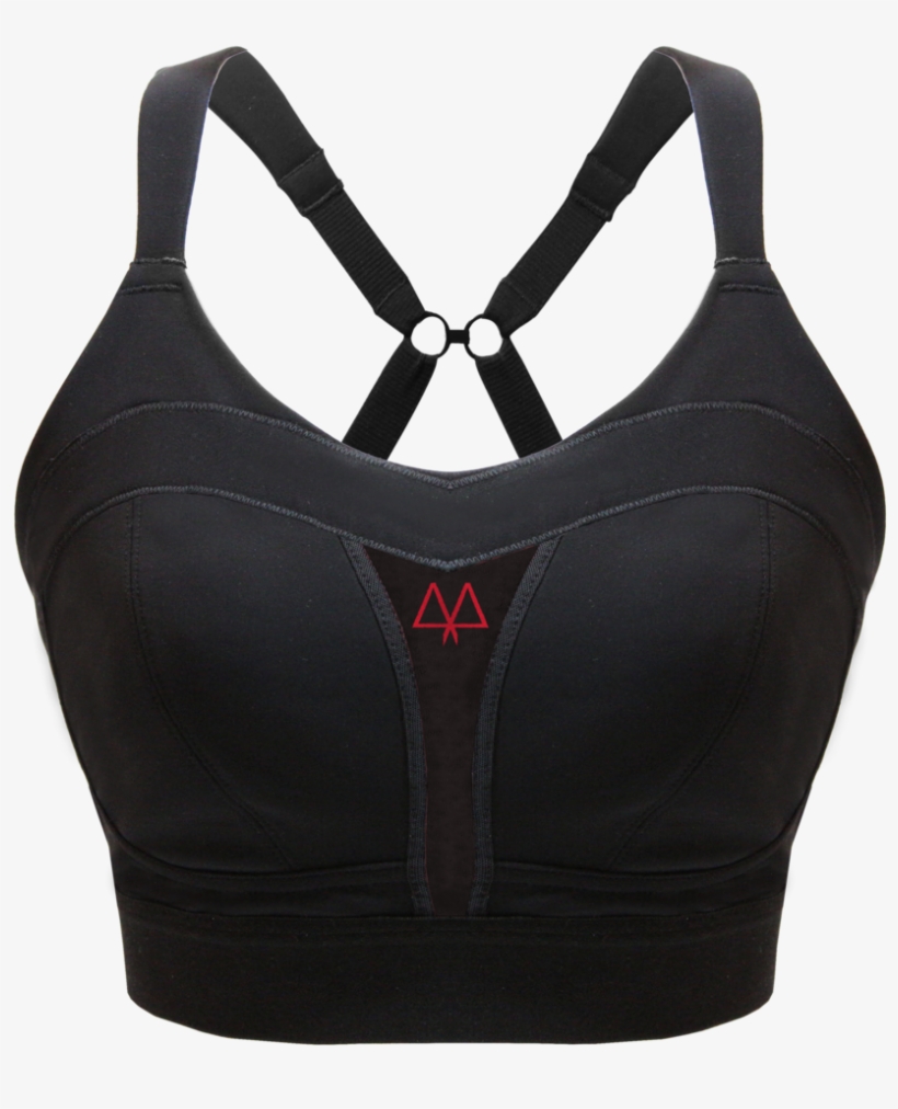 Solidarity High-impact Sports Bra - High Impact Sports Bra Black, transparent png download