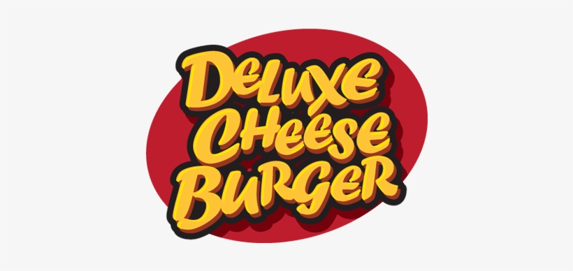 The Deluxe Cheeseburger Features A 4 Oz Hamburger On - Illustration, transparent png download