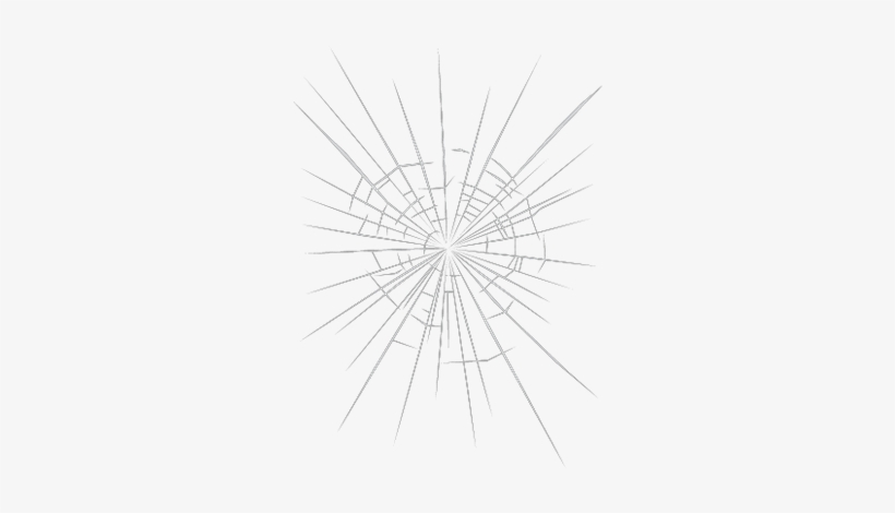 Cracked Glass Transparent Texture Png Sketch Coloring - Drawing, transparent png download