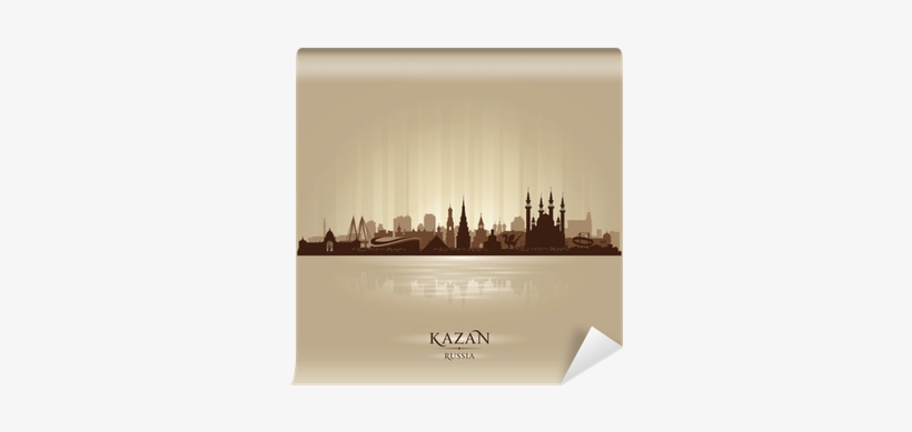 Kazan Russia Skyline City Silhouette Wall Mural • Pixers® - Силуэт Города Казань, transparent png download