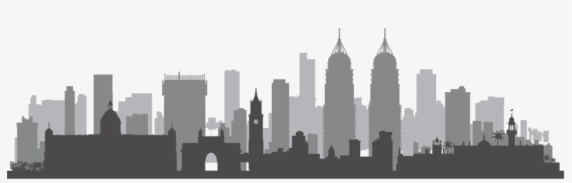 2 Cities - 6 Events - - Mumbai Silhouette, transparent png download