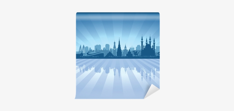 Kazan Russia Skyline City Silhouette Wall Mural • Pixers® - Силуэт Казани, transparent png download
