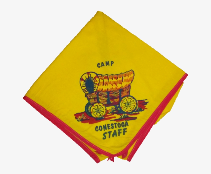 Vintage Yellow No Bsa Staff Neckerchief Large Wagon - Paper, transparent png download