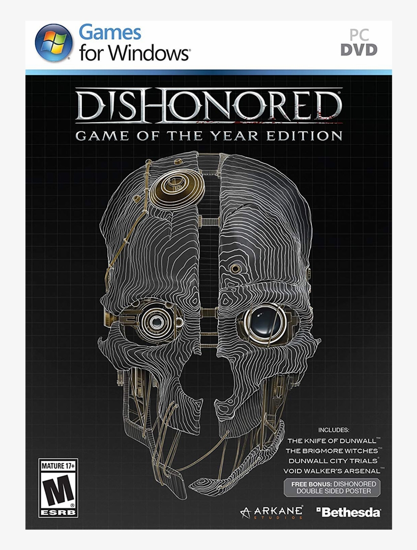 Dishonored Game Of The Year - Dishonored Game Of The Year Edition, transparent png download