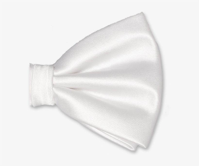 Bow Tie White - Satin, transparent png download
