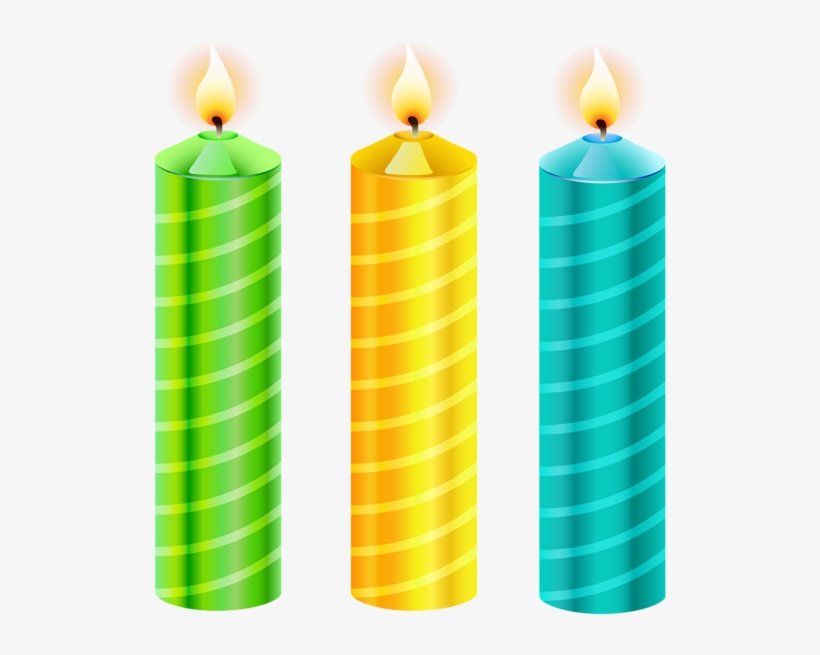564 X 600 4 - Happy Birthday Candles Png, transparent png download