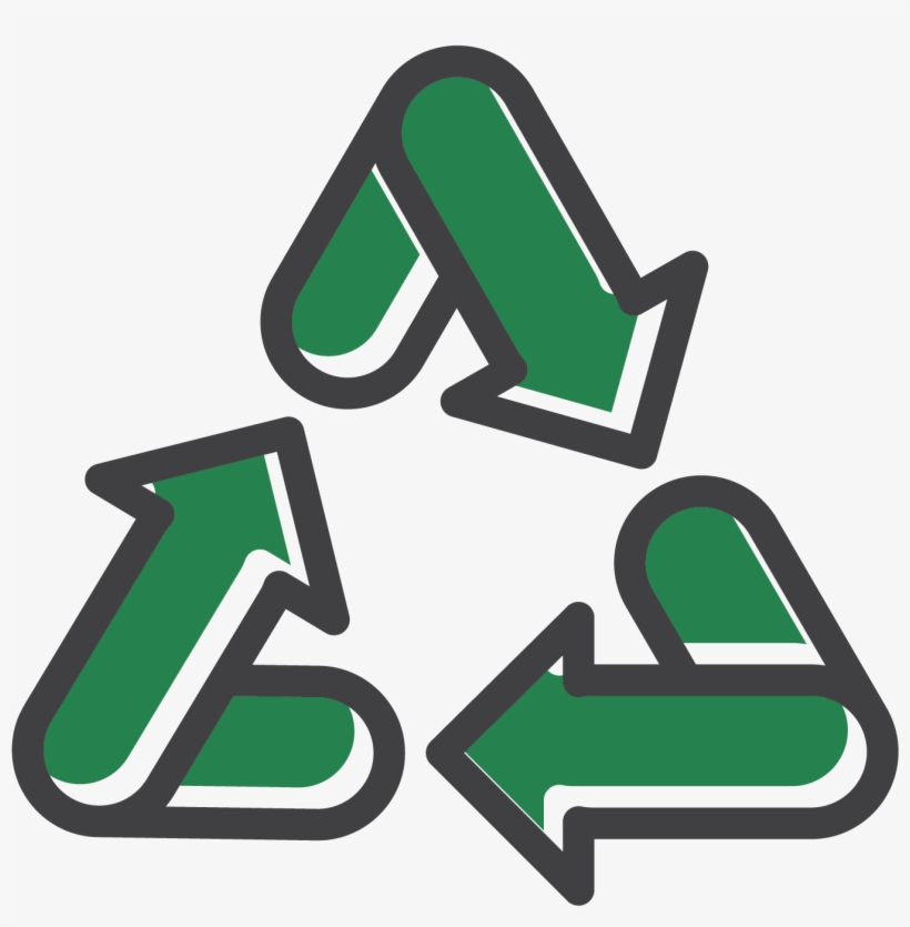 Environment - Recycling Symbol, transparent png download