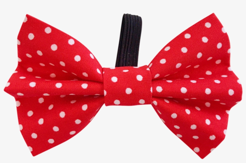 Red Polka Bow V=1510481339 - Polka Dot, transparent png download