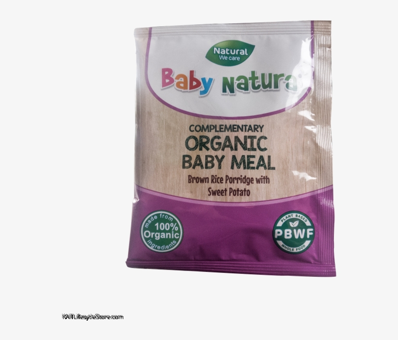 Organic Brown Rice Porridge With Sweet Potato Single - Baby Natura, transparent png download