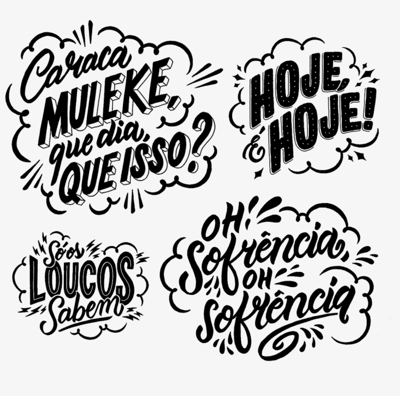 Lettering Designs To Campaign Of Tim Music/deezer Streaming - Calligraphy, transparent png download