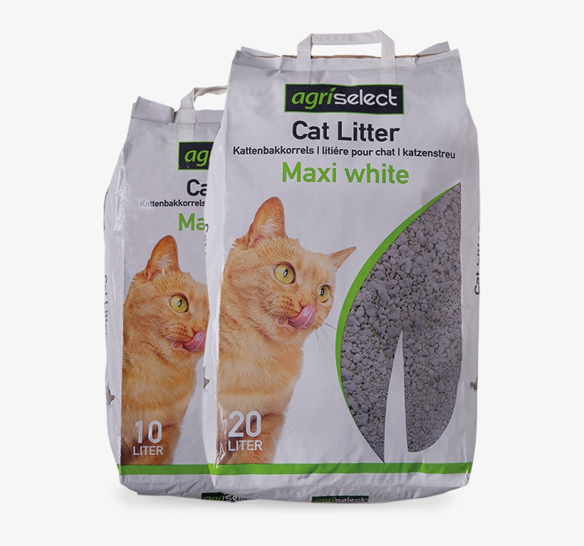 Psj 7335cat Litter Maxi White 20 Liter - Domestic Short-haired Cat, transparent png download