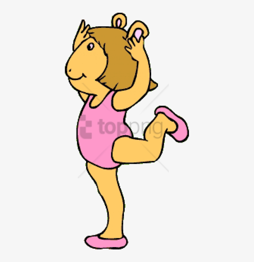 Free Png Download Arthur's Sister Doing Ballet Clipart - גילי מארתור, transparent png download