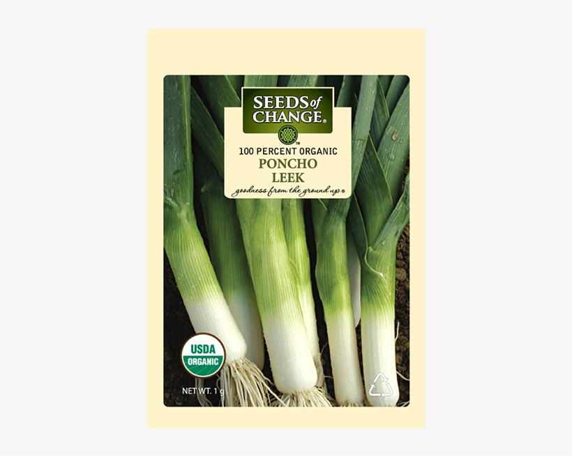 Organic Poncho Leek Seeds - Seeds Of Change, transparent png download