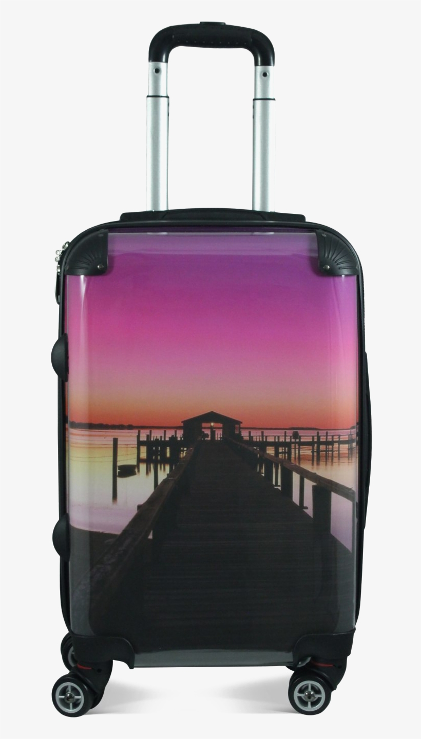 Suitcase Transparent Background Png - Mermaid Hard Shell Suitcase, transparent png download