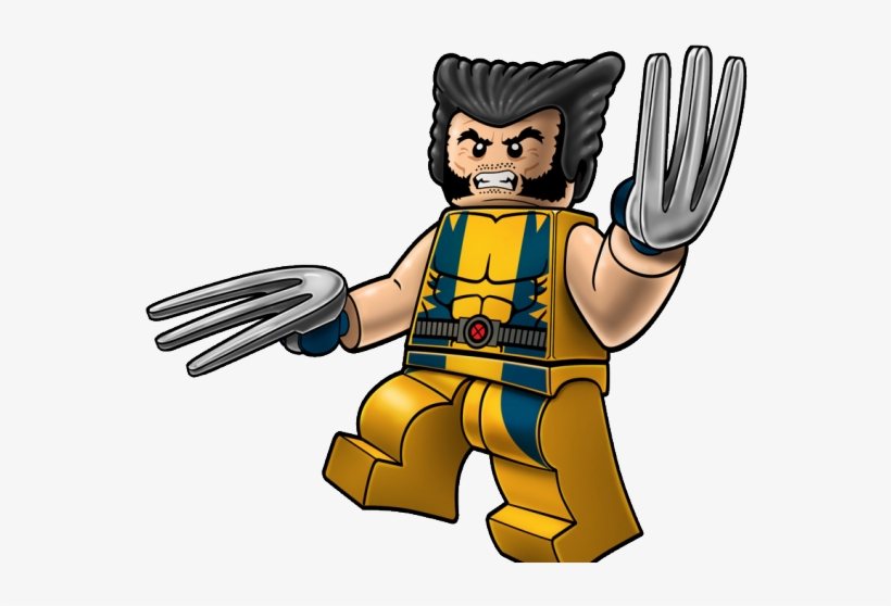 Wolverine Clipart Hugh Jackman - Vengadores Lego, transparent png download