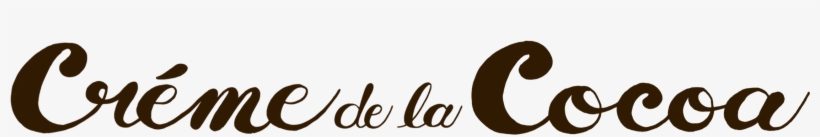 We Made This Logo For Creme De La Cocoa With The Idea - Calligraphy, transparent png download