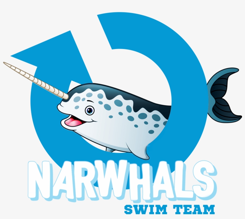 Ability360 Narwhals Youth Swim Team - Narwhal Cartoon, transparent png download