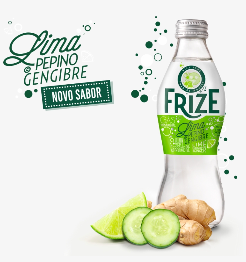 Frize Limão Pepino Gengibre, transparent png download