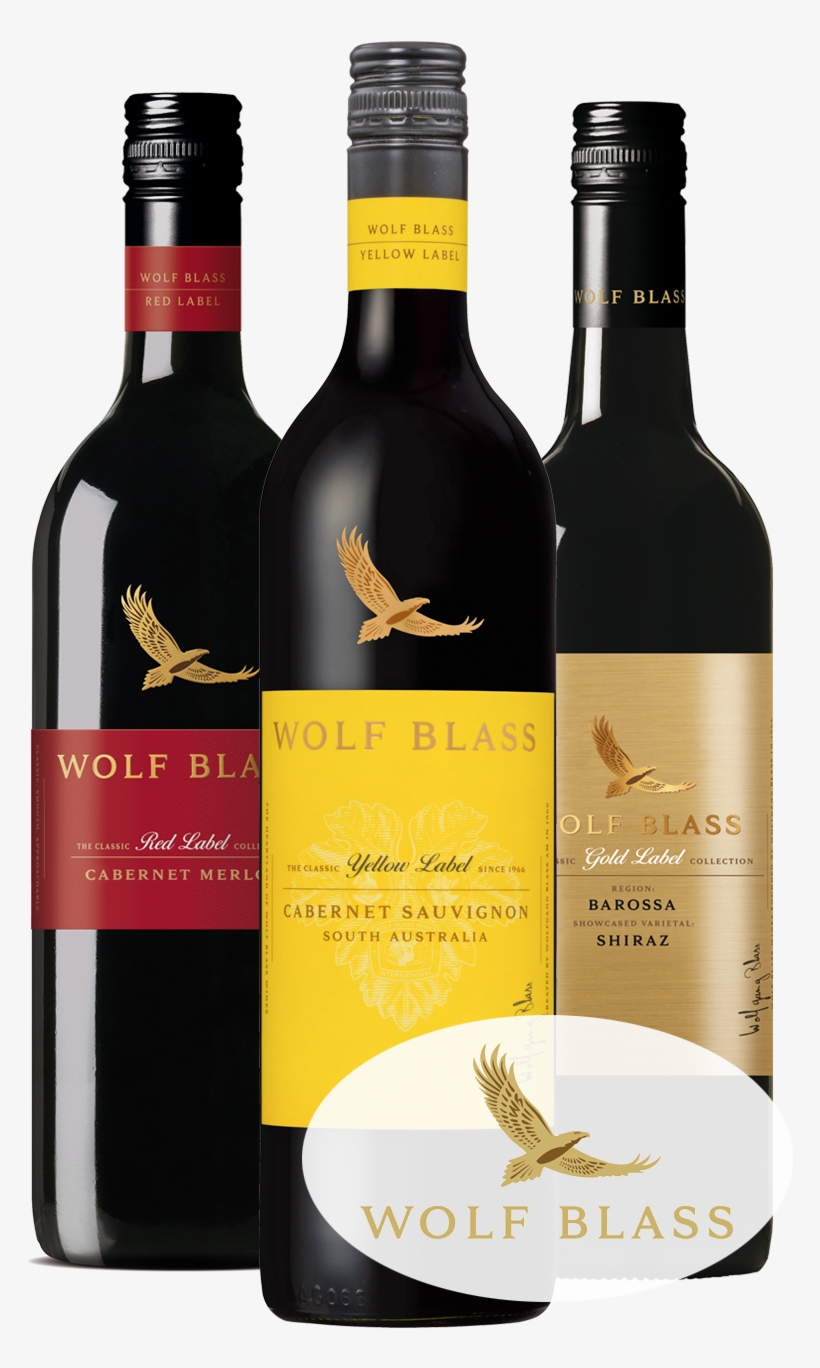 Beer - Wolf Blass Red Wine, transparent png download
