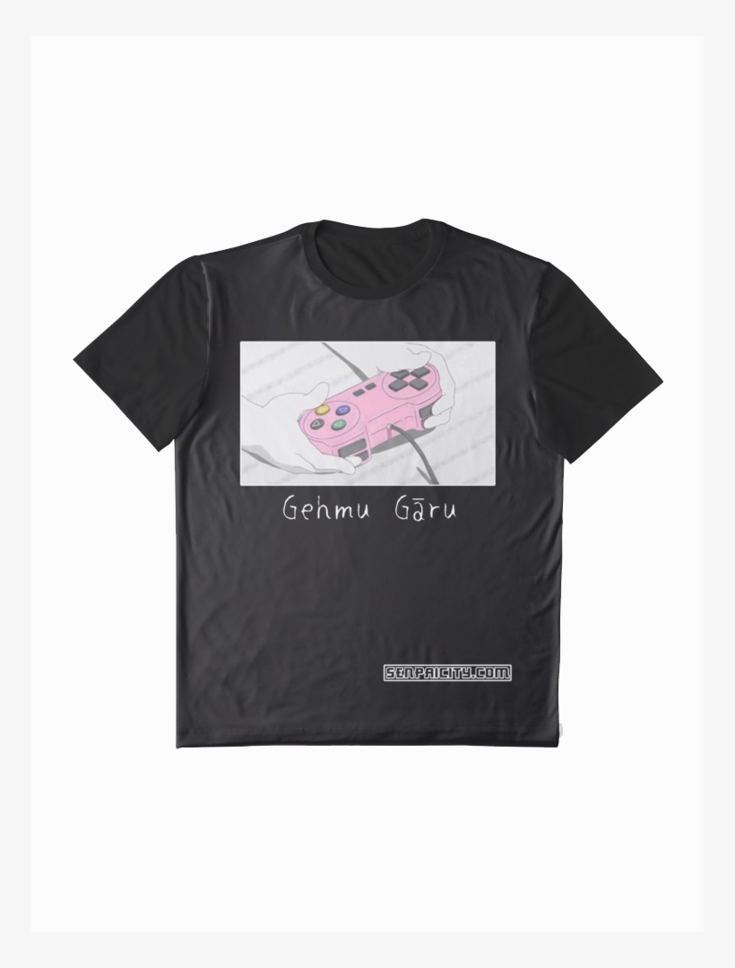 'gamer Girl' Graphic Tee - T-shirt, transparent png download