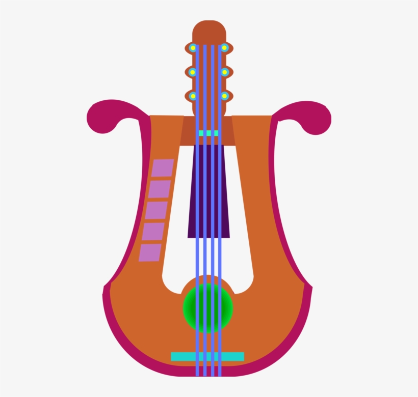 Vector Illustration Of Greek Classical Lyre From Antiquity, transparent png download