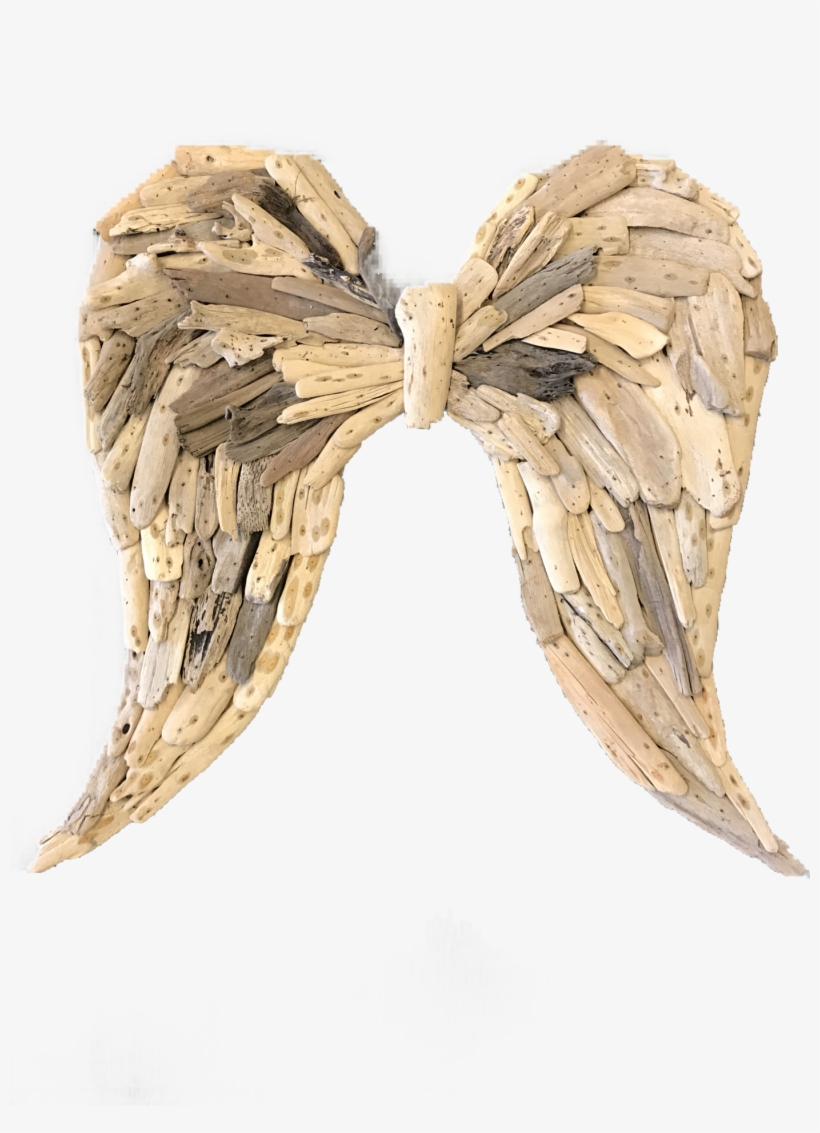 Angel Wings Driftwood - Wood, transparent png download