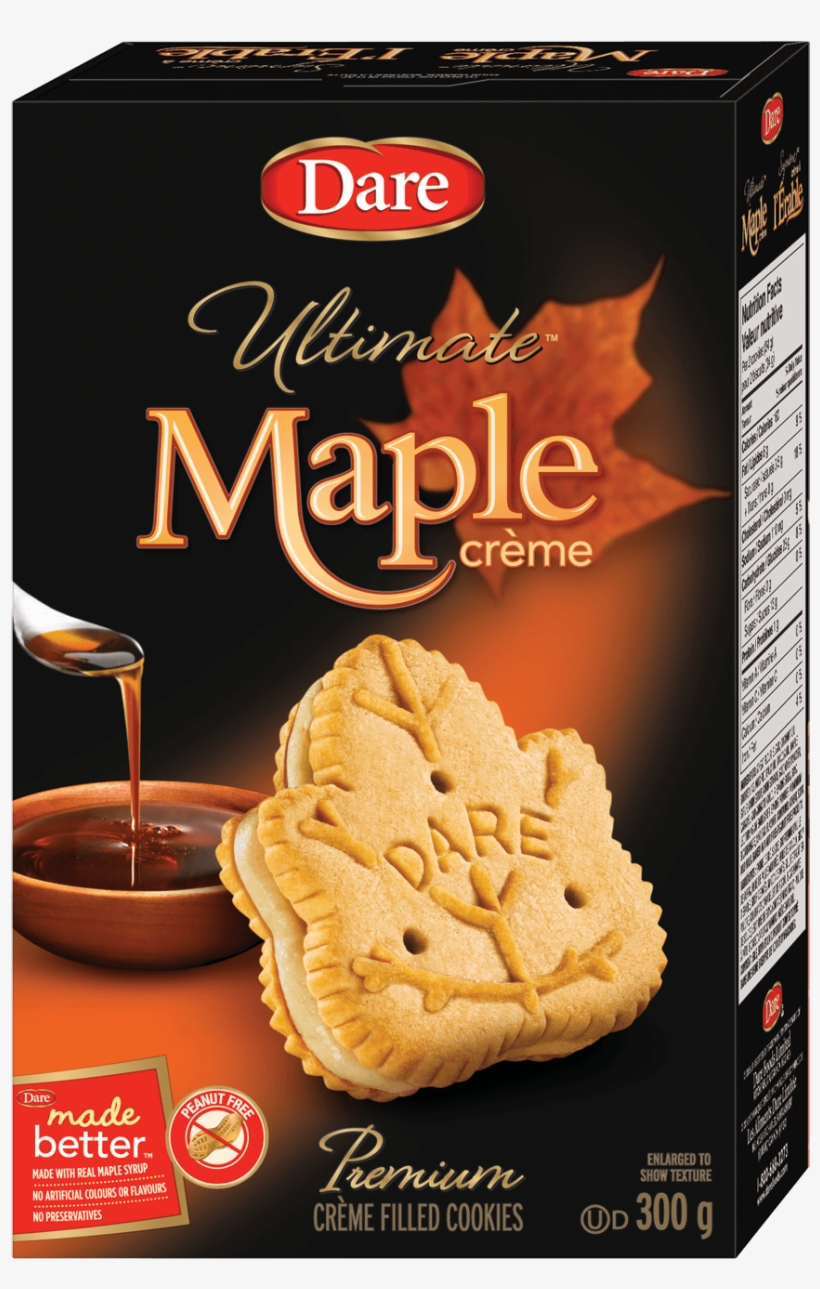 We Then Carefully Collected Its Sap To Make Maple Syrup - Dare Maple Creme Cookies, transparent png download
