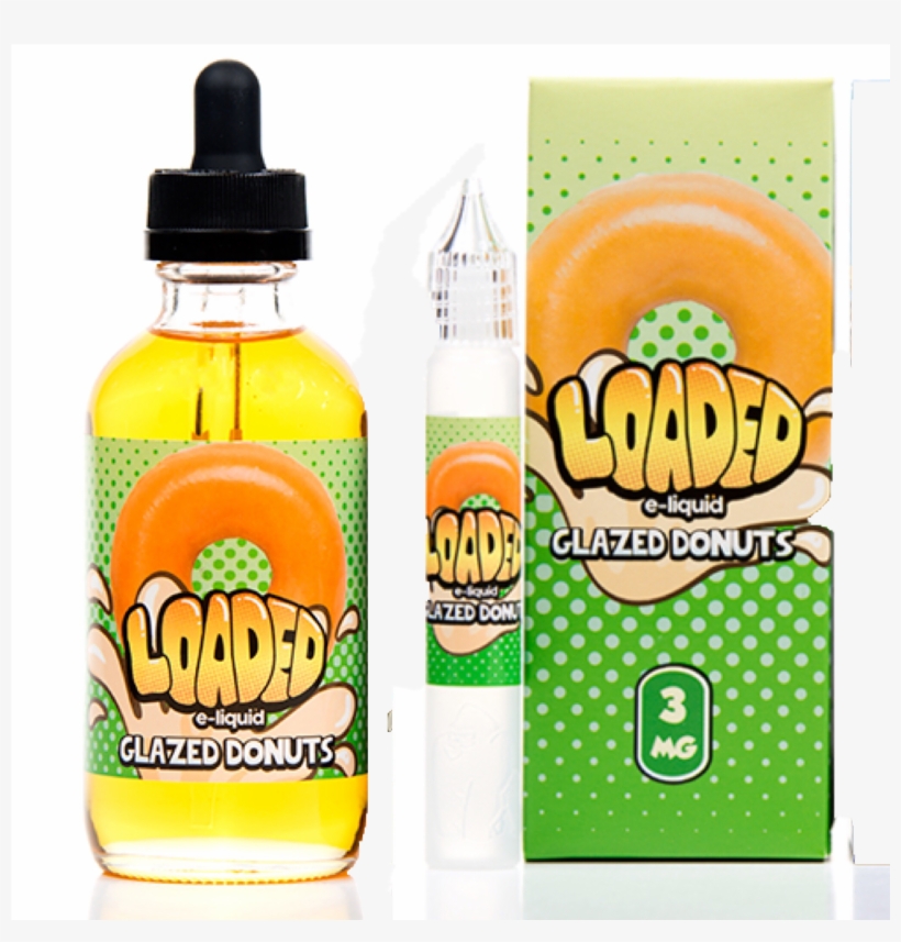 Loaded Glazed Donuts Ejuice 120ml / 3mg - Loaded Donuts, transparent png download