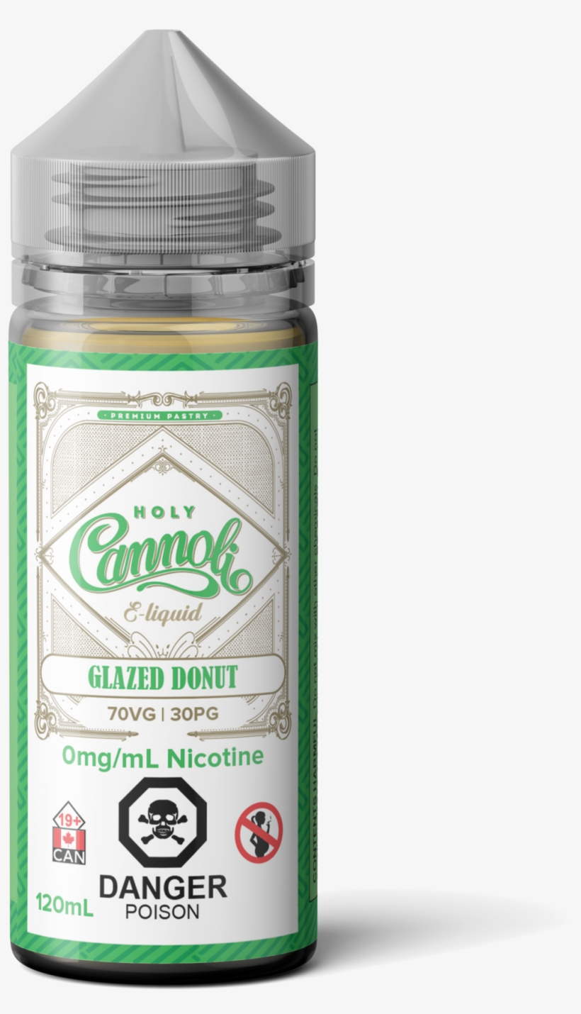 Holy Cannoli Glazed Donut - Cream, transparent png download