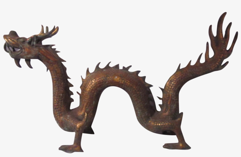 Asian Dragon Statue - Figurine, transparent png download