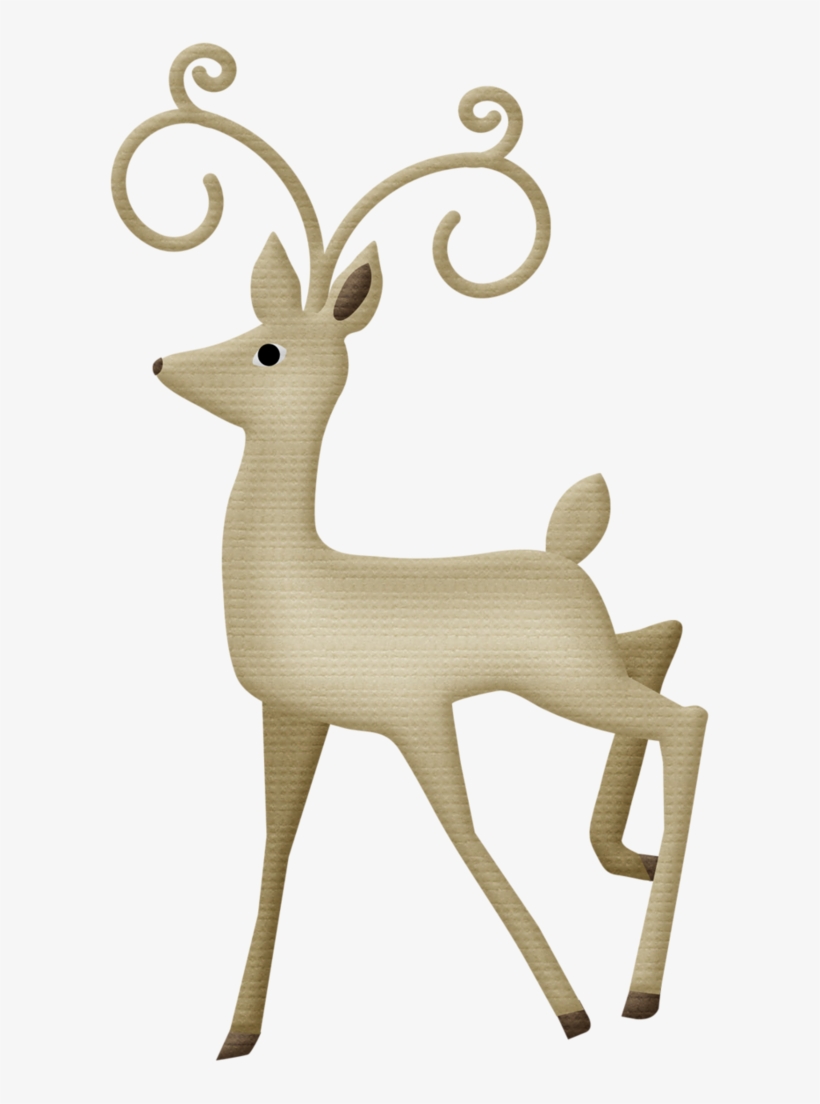 Aw Deer Png Christmas - Animal, transparent png download