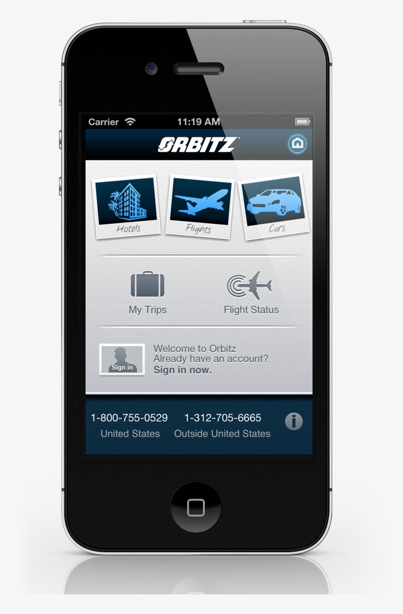 The Natural Pairing Of Last-minute And Mobile - Iphone 4, transparent png download