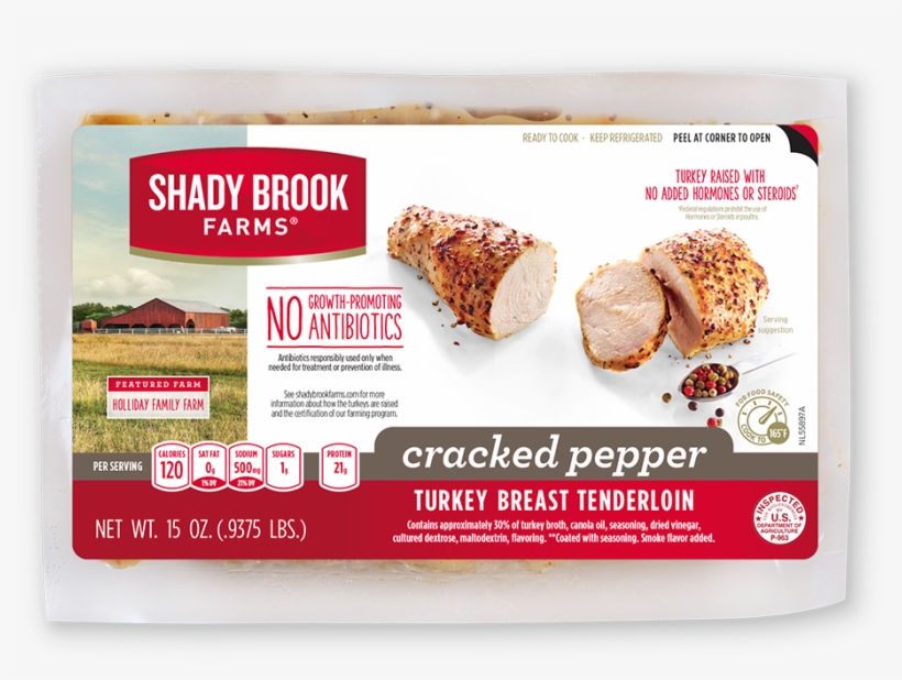 Cracked Pepper Turkey Breast Tenderloins - Shady Brook Farms Rotisserie Turkey Breast Tenderloins, transparent png download