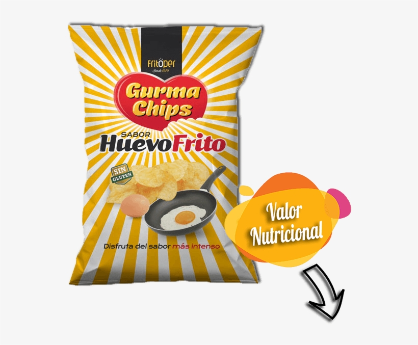 Patatas Sabor Huevo Frito Sin Gluten - Patatas Sabor Pulpo A La Gallega, transparent png download