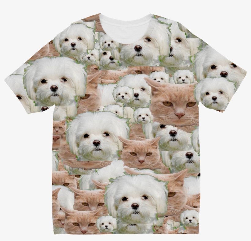 Two Face Test ﻿sublimation Kids T-shirt - Maltese, transparent png download