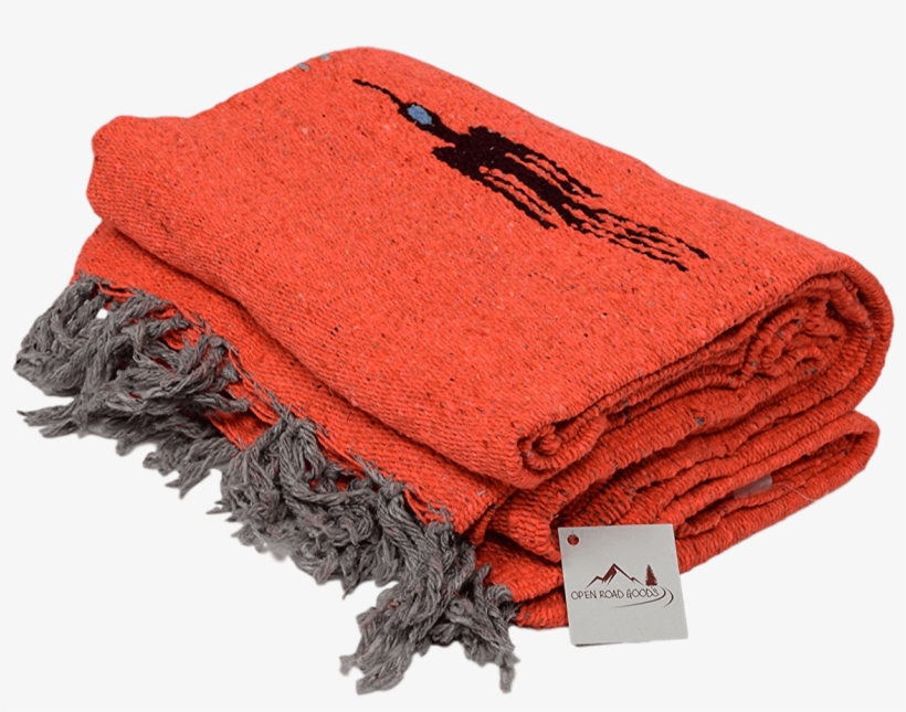 Tangerine Orange Yoga Mexican Blanket - Stole, transparent png download