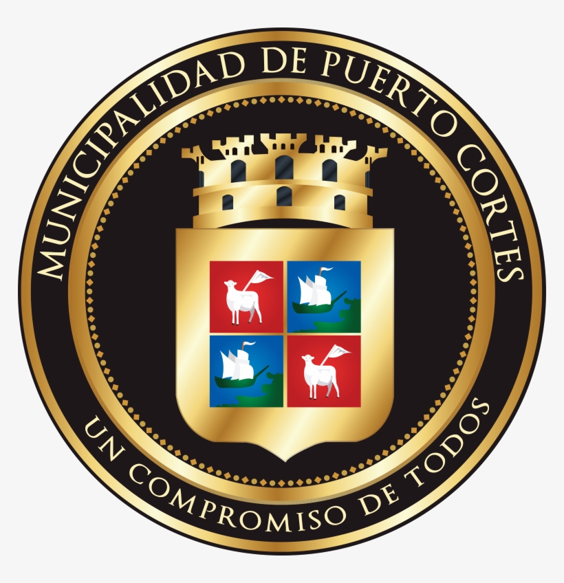 Municipalidad De Puerto Cortés - Emblem, transparent png download