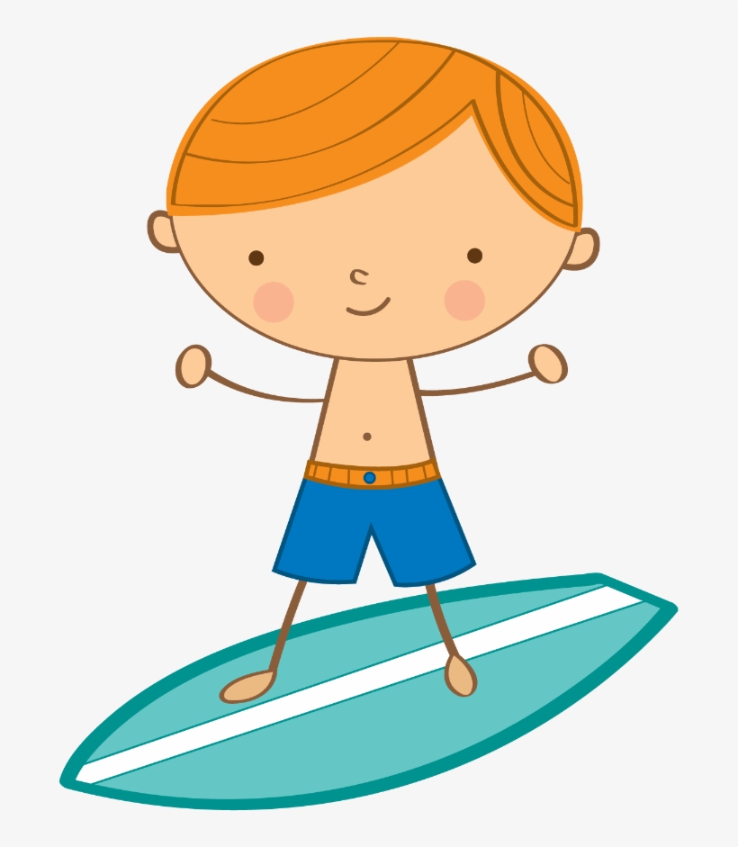 Praia E Piscina - Meninos De Desenhos Coloridos, transparent png download