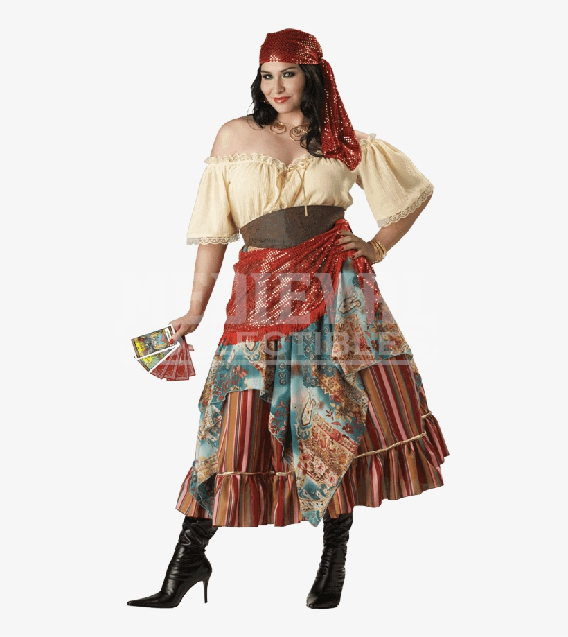 Fortune Teller Womenu0027s Costume Sc 1 St Medieval - Fortune Teller Gypsy Costume, transparent png download