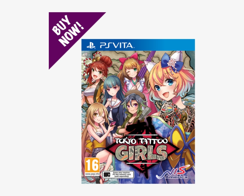 Tokyo Tattoo Girls - Tokyo Tattoo Girls Pegi, transparent png download